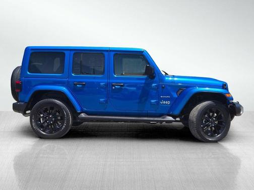 Hydro Blue Pearl 2021 Jeep Wrangler Unlimited 4xe Sahara