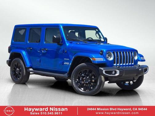 Hydro Blue Pearl 2021 Jeep Wrangler Unlimited 4xe Sahara