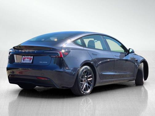 Stealth Gray 2024 Tesla Model 3 Long Range