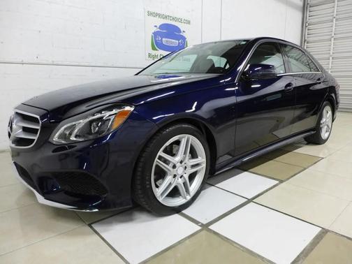 Lunar Blue Metallic 2014 Mercedes-Benz E-Class E350 4MATIC Sedan