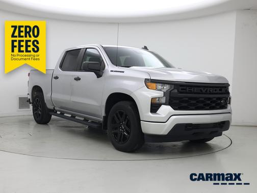 Silver 2022 Chevrolet Silverado 1500 Custom