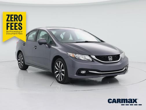 Gray 2014 Honda Civic EX-L
