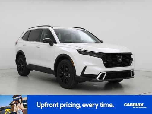 White 2025 Honda CR-V Hybrid Sport Touring