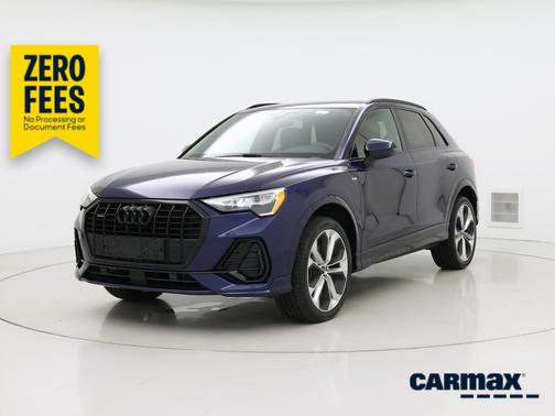Blue 2021 Audi Q3 S-Line Premium