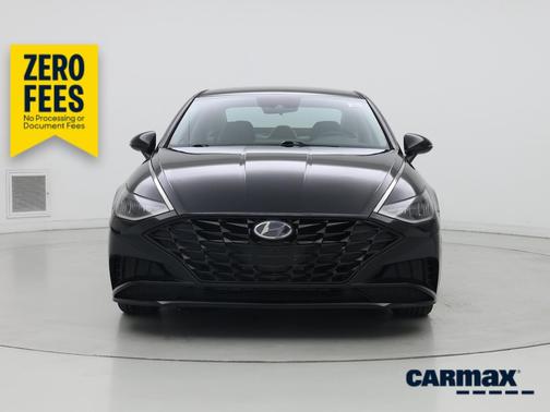 Black 2021 Hyundai SONATA SEL