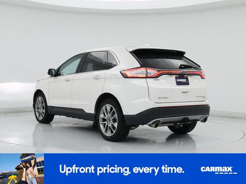 White 2018 Ford Edge Titanium