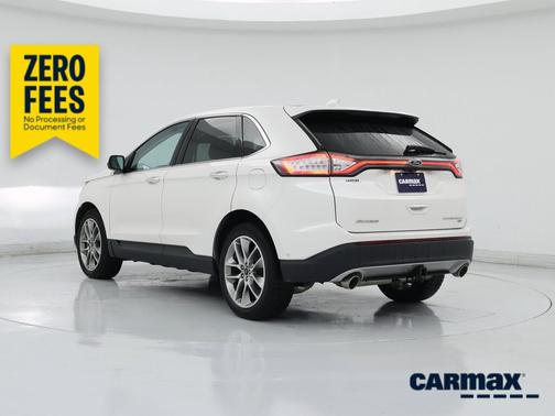 White 2018 Ford Edge Titanium
