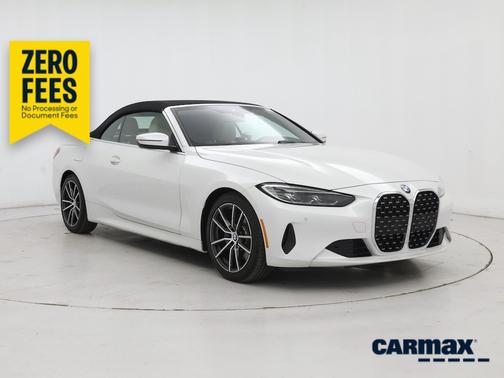 White 2022 BMW 430 I Convertible