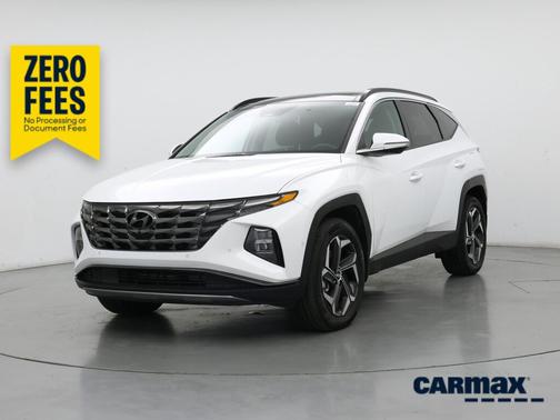 White 2024 Hyundai TUCSON Hybrid Limited