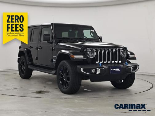 Black 2023 Jeep Wrangler 4xe Unlimited Sahara