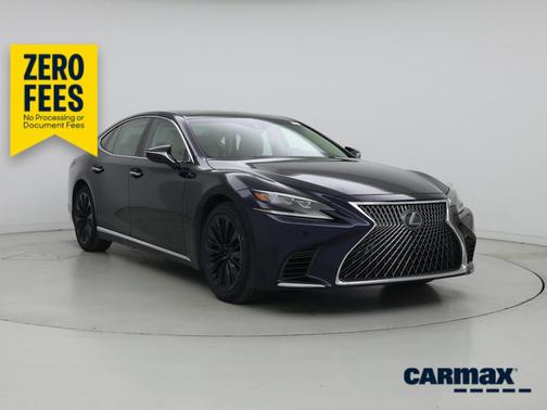 Blue 2019 Lexus LS 500