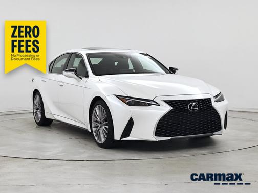 White 2025 Lexus IS 300