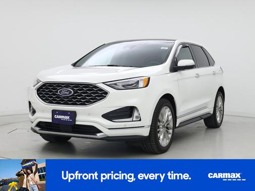 White 2021 Ford Edge Titanium