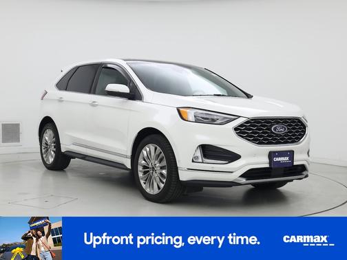 White 2021 Ford Edge Titanium