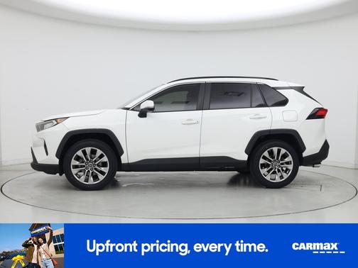 White 2019 Toyota RAV4 XLE Premium