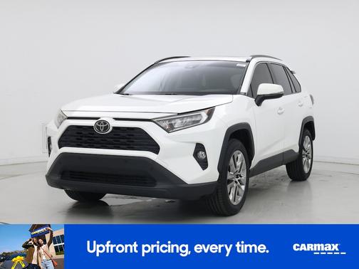 White 2019 Toyota RAV4 XLE Premium