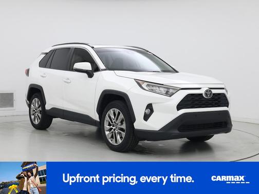 White 2019 Toyota RAV4 XLE Premium