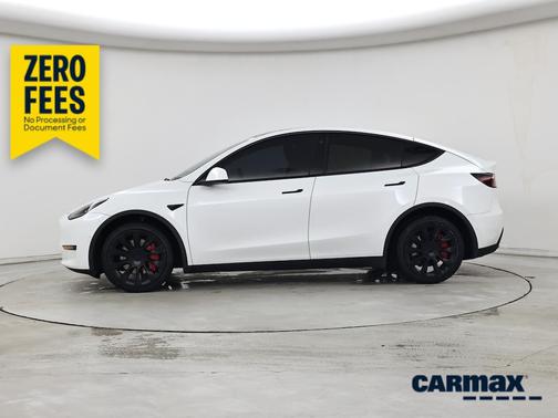 White 2021 Tesla Model Y Long Range