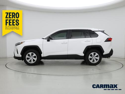 White 2025 Toyota RAV4 LE