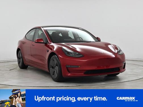 Red 2023 Tesla Model 3