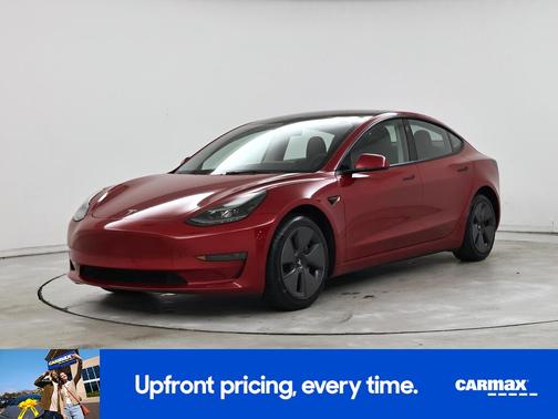 Red 2023 Tesla Model 3