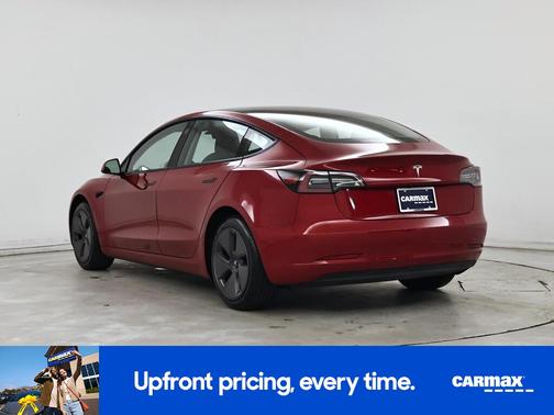 Red 2023 Tesla Model 3