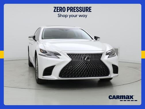 White 2018 Lexus LS 500