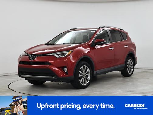 Red 2017 Toyota RAV4 Limited