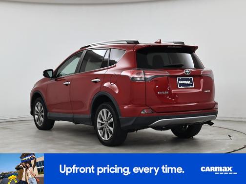 Red 2017 Toyota RAV4 Limited