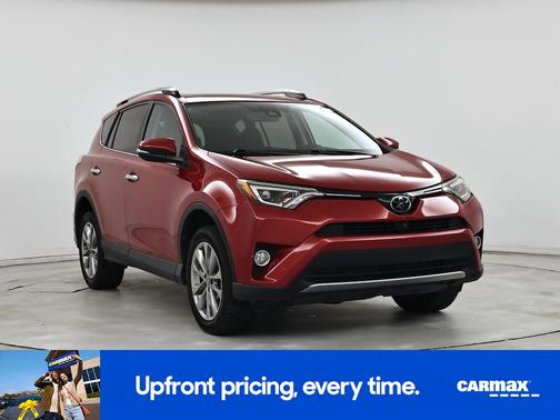 Red 2017 Toyota RAV4 Limited