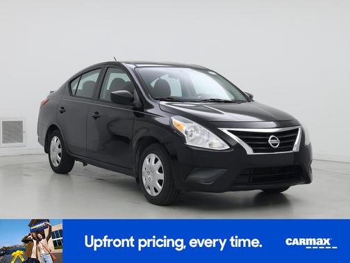 Black 2018 Nissan Versa S Plus