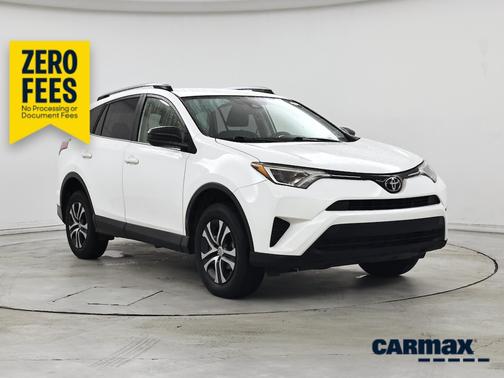 White 2017 Toyota RAV4 LE
