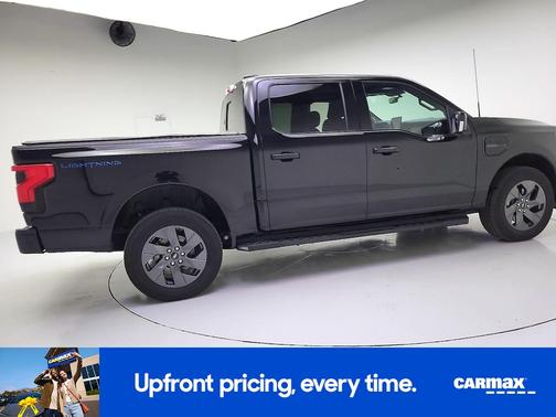 Black 2022 Ford F-150 Lightning Lariat