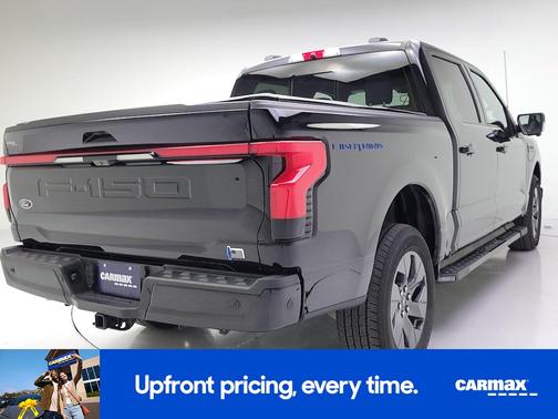 Black 2022 Ford F-150 Lightning Lariat