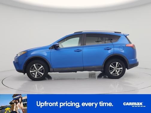 Blue 2017 Toyota RAV4 XLE