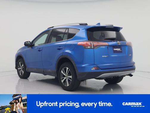 Blue 2017 Toyota RAV4 XLE