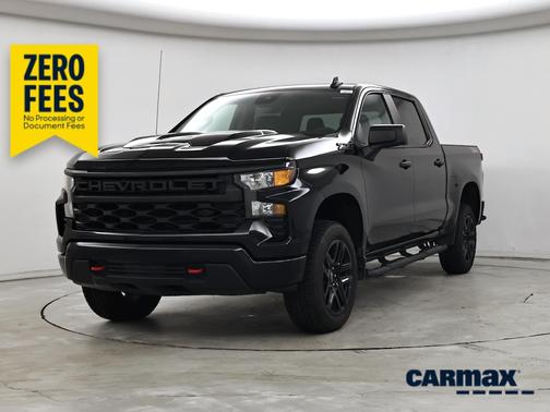 Black 2023 Chevrolet Silverado 1500 Custom Trail Boss
