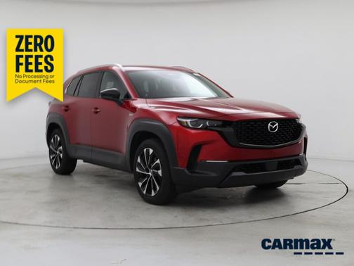 Red 2025 Mazda CX-50 Hybrid Premium Plus