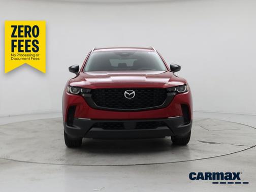 Red 2025 Mazda CX-50 Hybrid Premium Plus