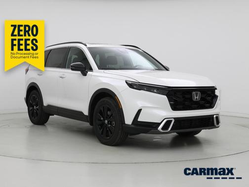 White 2025 Honda CR-V Hybrid Sport Touring