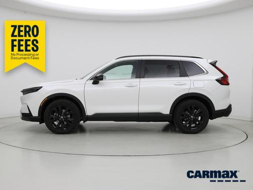 White 2025 Honda CR-V Hybrid Sport Touring