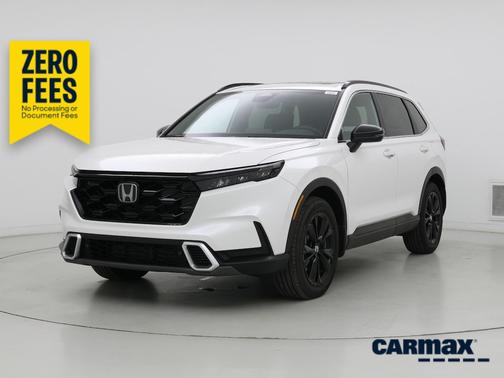 White 2025 Honda CR-V Hybrid Sport Touring