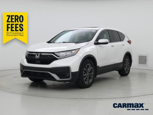 White 2021 Honda CR-V EX-L