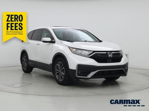 White 2021 Honda CR-V EX-L