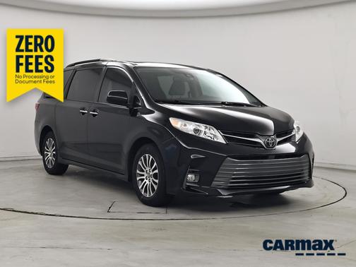 Black 2020 Toyota Sienna XLE