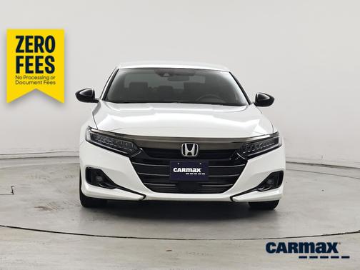White 2022 Honda Accord Sport