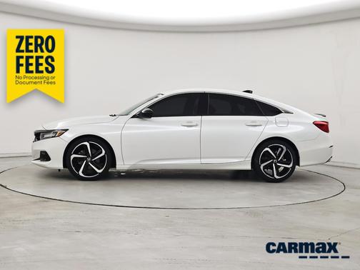 White 2022 Honda Accord Sport