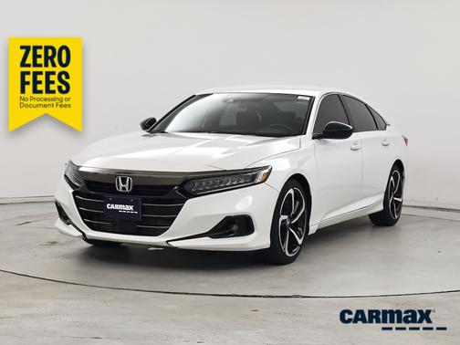 White 2022 Honda Accord Sport