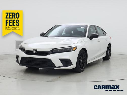 White 2022 Honda Civic Sport