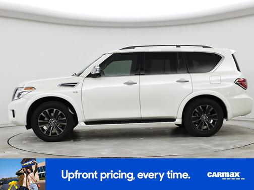 White 2020 Nissan Armada Platinum